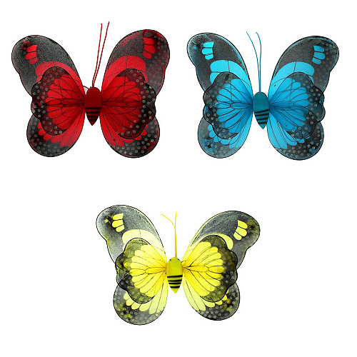 Детские крылья бабочки двойные 