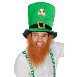 Зеленая ирландская шляпа на День святого Патрика
